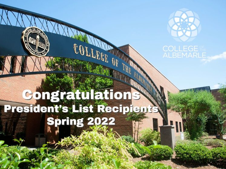 COA Announces Spring 2022 President’s List Recipients | College of The